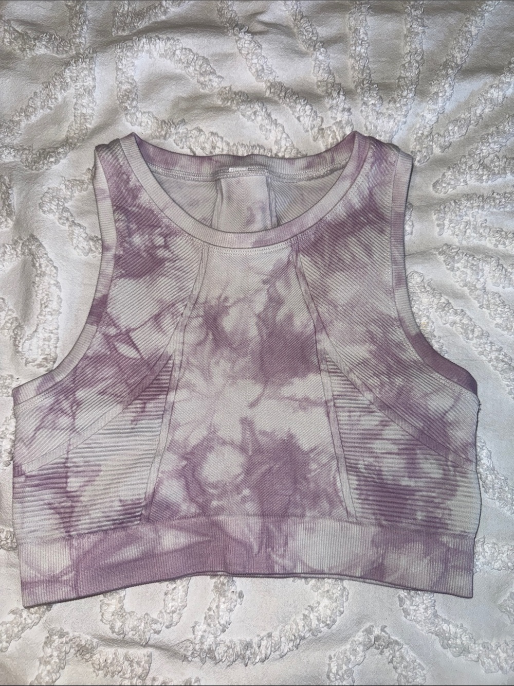 Aerie Offline Tie Dye Cropped Workout Tank